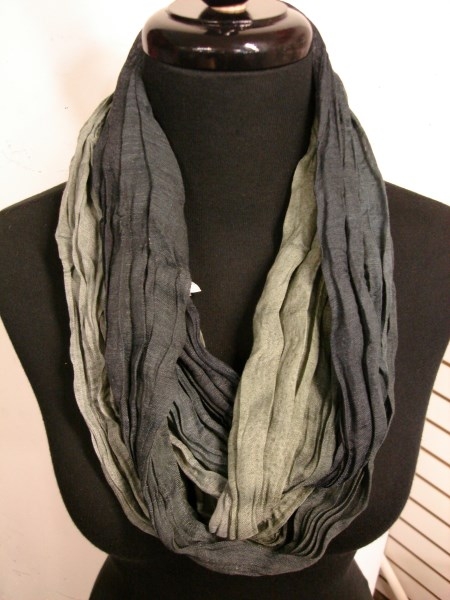 Two Tone Infinity Scarves